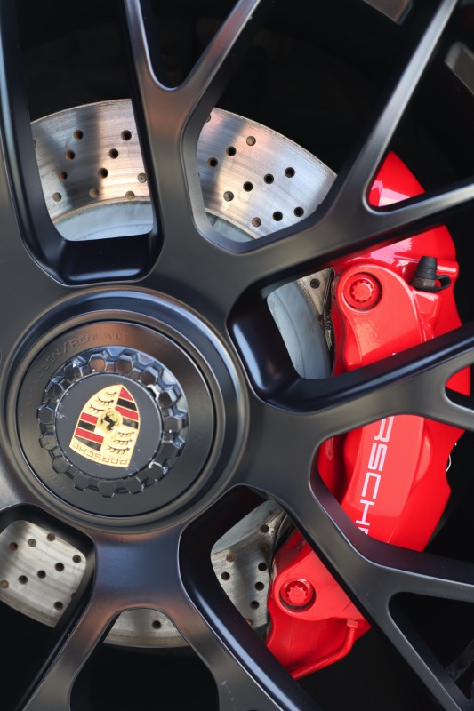 Protection céramique sur jantes de Porsche 911