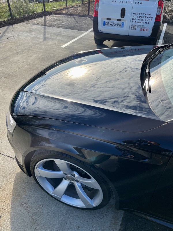 Protection céramique sur audi