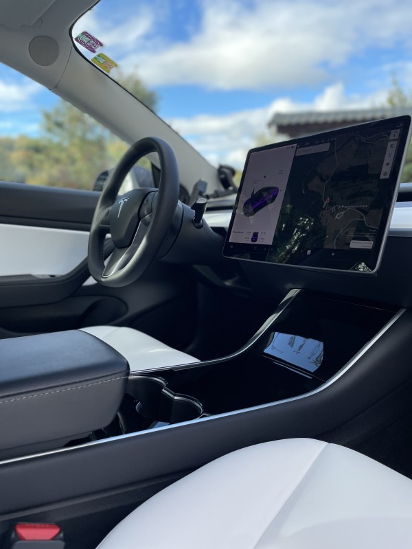 Nettoyage intérieur Tesla model 3 Viry proche de Genève